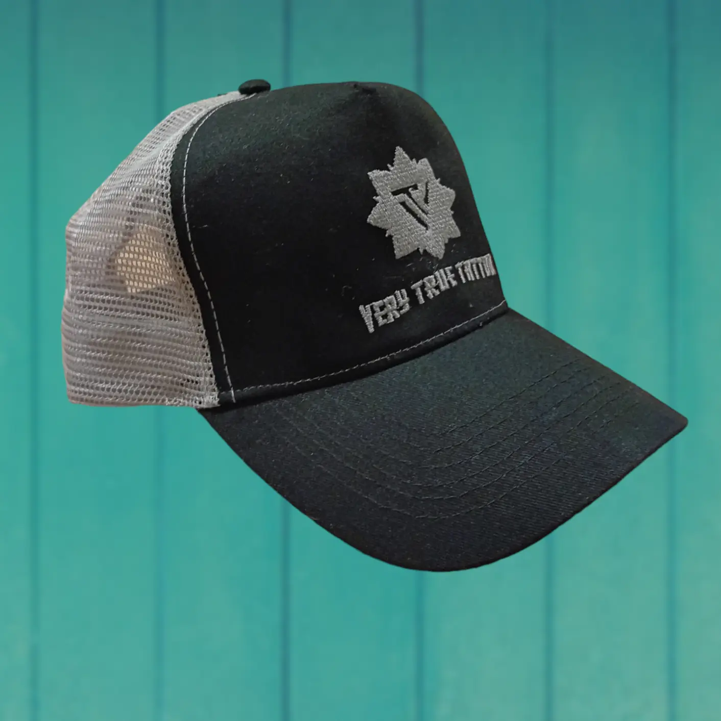 VTT logo Tattoo baseball hat trucker black-gray