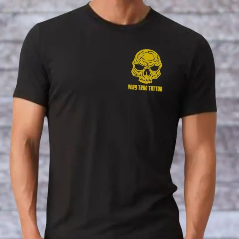 Mosaic Dragon tattoo T-shirt Black